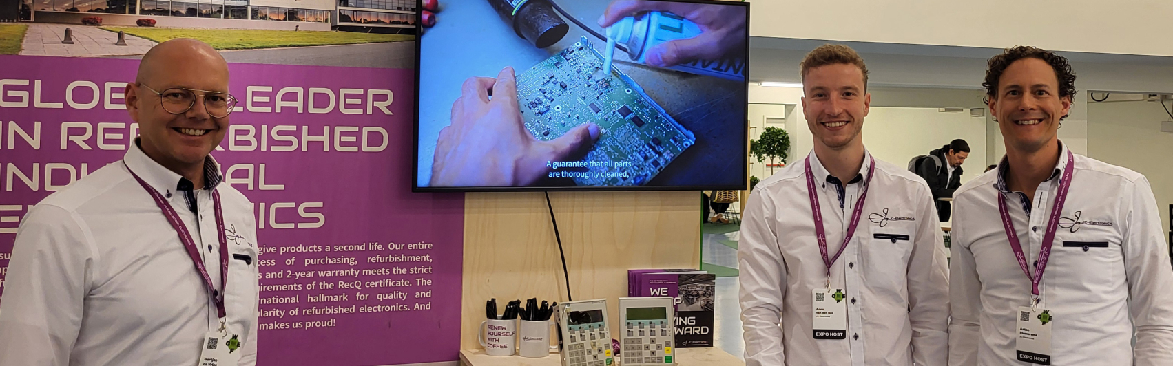 JC-Electronics enige Nederlandse industriële leverancier op internationale conferentie over circulariteit in Brussel